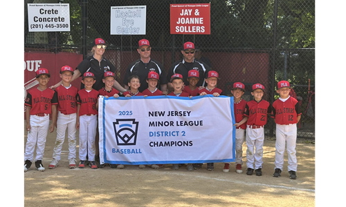 8U Baseball All Stars 2025 District Champions